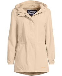 Lands' End Women's Plus Squall Packable Waterproof Raincoat