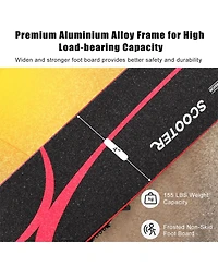 Folding Aluminum Kids Kick Scooter with Led Lights