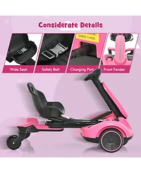 6V Kids Ride on Drift Car with 360° Spin and 2 Adjustable Heights