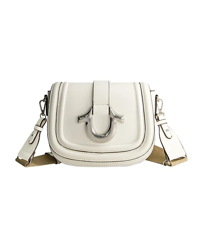 True Religion Saddle Bag with Gold Hardware