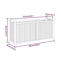 Planter 39.4"x11.8"x19.7" Bamboo