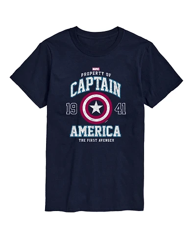 Airwaves Men's Captain America Short Sleeve T-Shirt