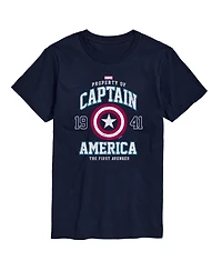Airwaves Men's Captain America Short Sleeve T-Shirt