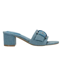 Bandolino Women's Ardonna Buckle Block Heel Sandals