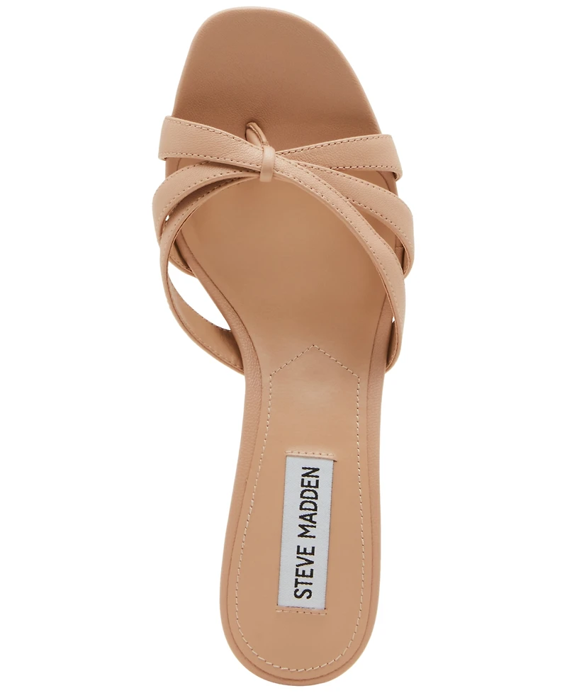 Steve Madden Women's Cary Strappy Kitten-Heel Mule Sandals