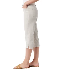 Gloria Vanderbilt Women's Amanda Capri Slit Jeans