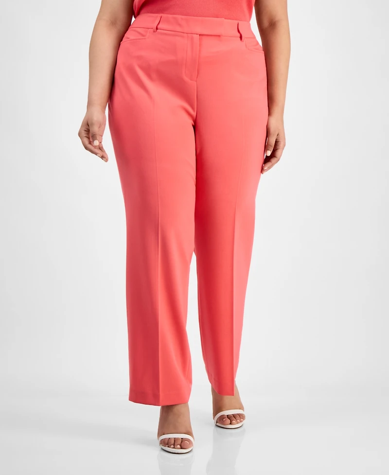 Tahari Asl Plus Birds Eye Pants