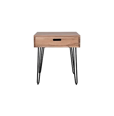 Rollins Solid Acacia End Table