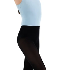 Capezio Girls Ultra Soft Self Knit Waistband Stirrup Tight