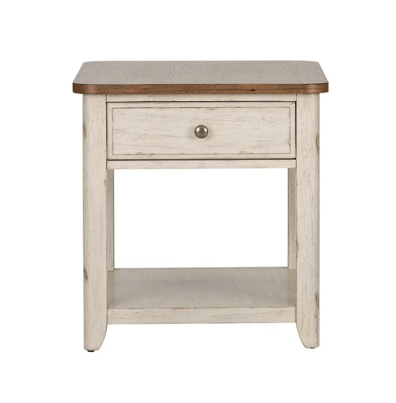 End Table with Basket
