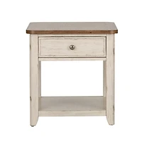 End Table with Basket