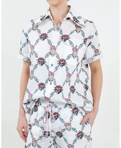 Meghan Fabulous Women's Grateful Dead Bertha Goddess Short Sleeve Shirt