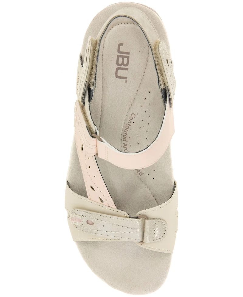 Jbu Women's Stephie Flat Sandal