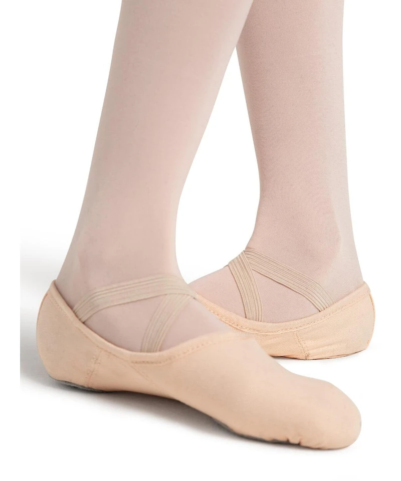 Capezio Little Girls Canvas Juliet Wide Ballet Shoe
