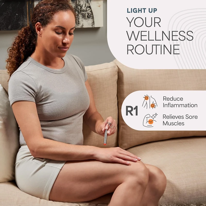 LifePro Infrared & Red Light Therapy Device for Body, Joints & Muscles Pain Relief – Portable Device with 3 Wavelengths for Inflammation Reduct