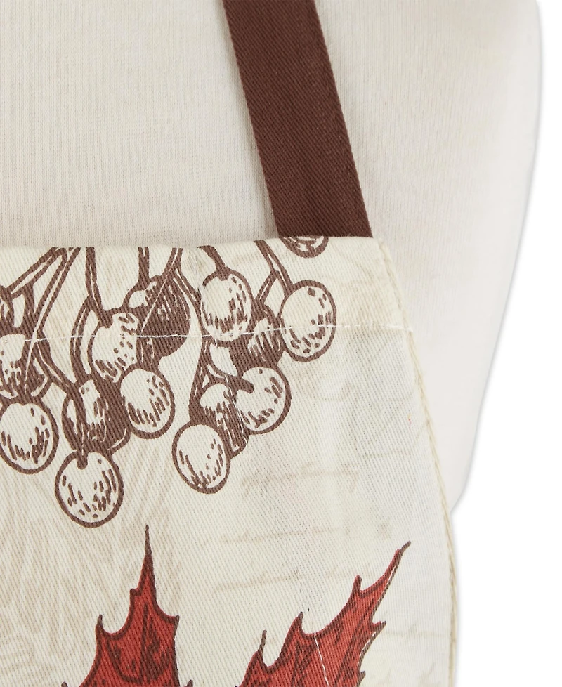 Design Imports Autumn Botanical Printed Apron