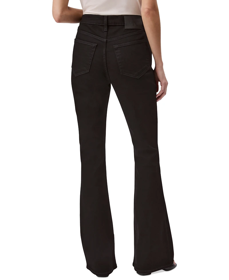 Calvin Klein Jeans Women's High-Rise Flare Stretch Jeans