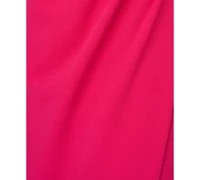 Adrianna Plus Embellished Crepe Gown