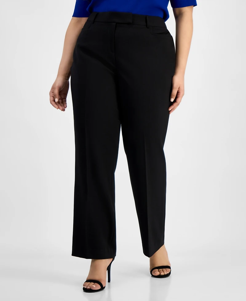 Tahari Asl Plus Bird Eye Pants