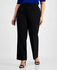 Tahari Asl Plus Bird Eye Pants