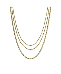 Bling Jewelry Statement Sparkling Collar Necklace Gold Plated Multi Strand Choker