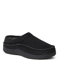 Dearfoams Men's Thompson Moccasin Toe Clog House Shoe Slipper