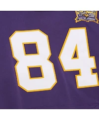 Mitchell & Ness Men's Purple Randy Moss Minnesota Vikings Retired Player Name Number Pullover Hoodie