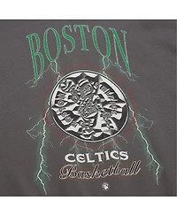Mitchell & Ness Women's Charcoal Boston Celtics Hardwood Classics Lightweight Pullover Sweatshirt