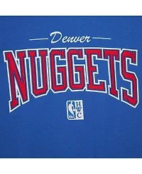 Mitchell & Ness Men's Royal Denver Nuggets Hardwood Classics There Back 2.0 Vintage Pullover Sweatshirt