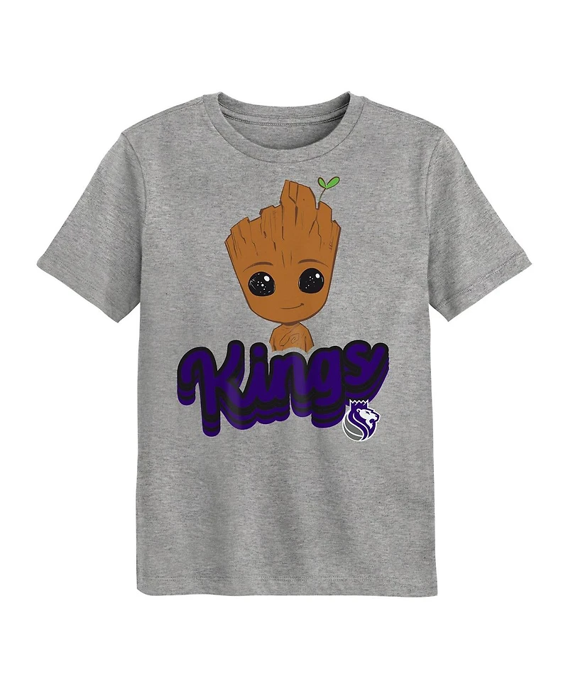 Outerstuff Preschool 2-Piece Sacramento Kings Guardians Of The Galaxy T-Shirt Set