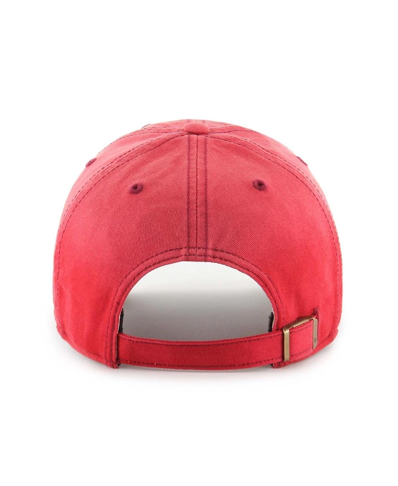 '47 Brand Men's Scarlet San Francisco 49ers Dusted Clean Up Adjustable Hat