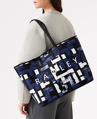 Radley London Southwell Gardens Abstract Geo Large Open Top Tote Bag