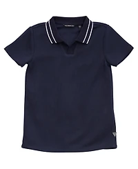 Guess Big Boys Textured Knit Polo