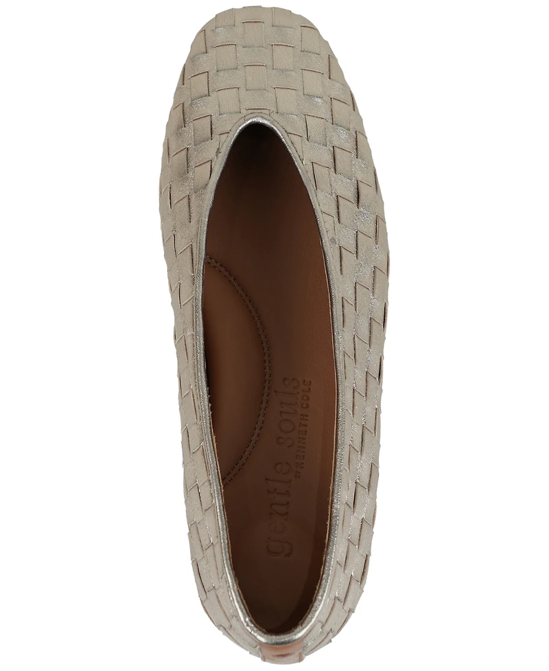 Gentle Souls Women's Willow Woven Ballet Flats