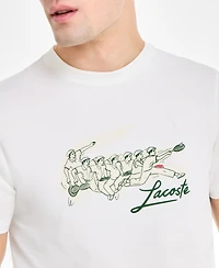 Lacoste Men's Rene Lacoste Print Tennis Heritage T-Shirt - NYV