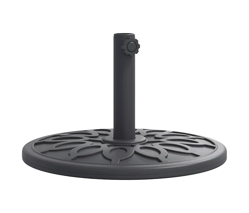 vidaXL Parasol Base Black Pe (Polyethylene) and concrete 26.5 lbs