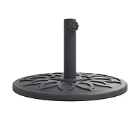vidaXL Parasol Base Black Pe (Polyethylene) and concrete 26.5 lbs