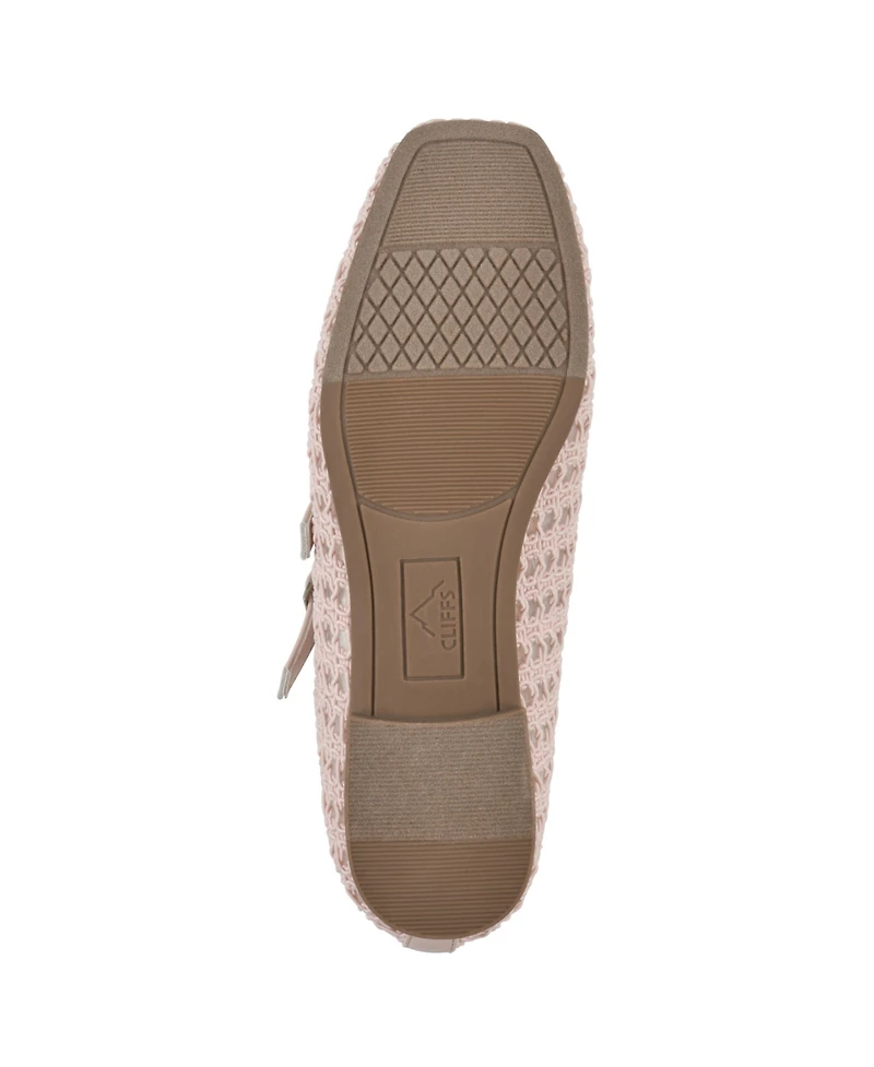 Cliffs by White Mountain Women's Besnik Mary Jane Round Toe Flats
