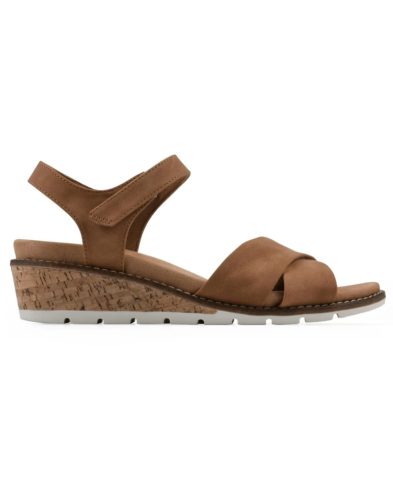 Cliffs by White Mountain Women's Tinna Wedge Sandals