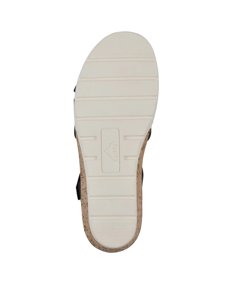 Cliffs by White Mountain Women's Tinna Wedge Sandals