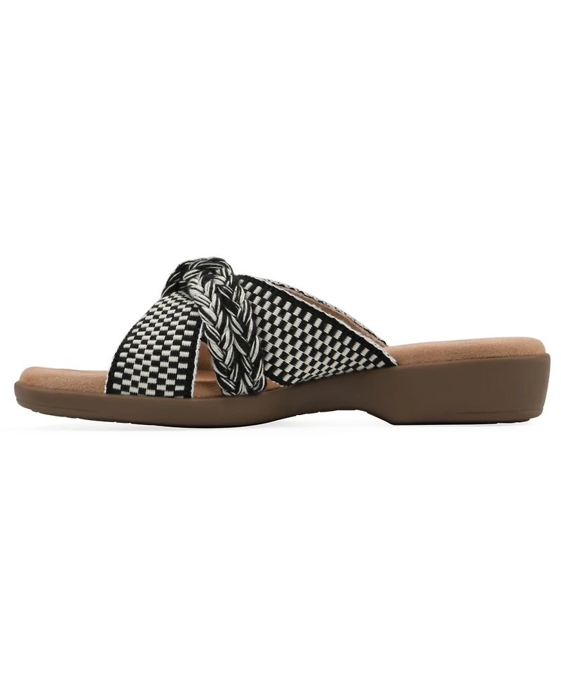 Cliffs by White Mountain Women's Blinding Slide Slip-On Sandals