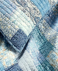 Charter Club Indigo Stripe Artisan 3-Pc. Quilt Set, Full/Queen, Exclusively at Macy's
