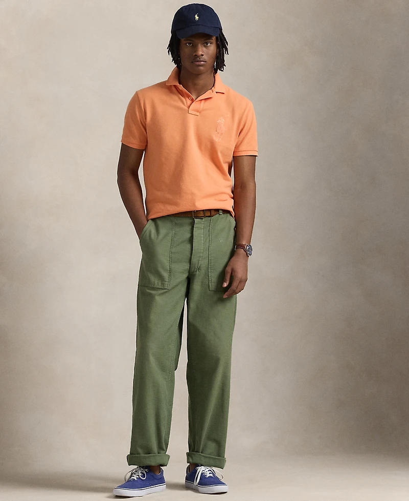 Polo Ralph Lauren Men's Custom Slim Fit Big Pony Mesh Shirt