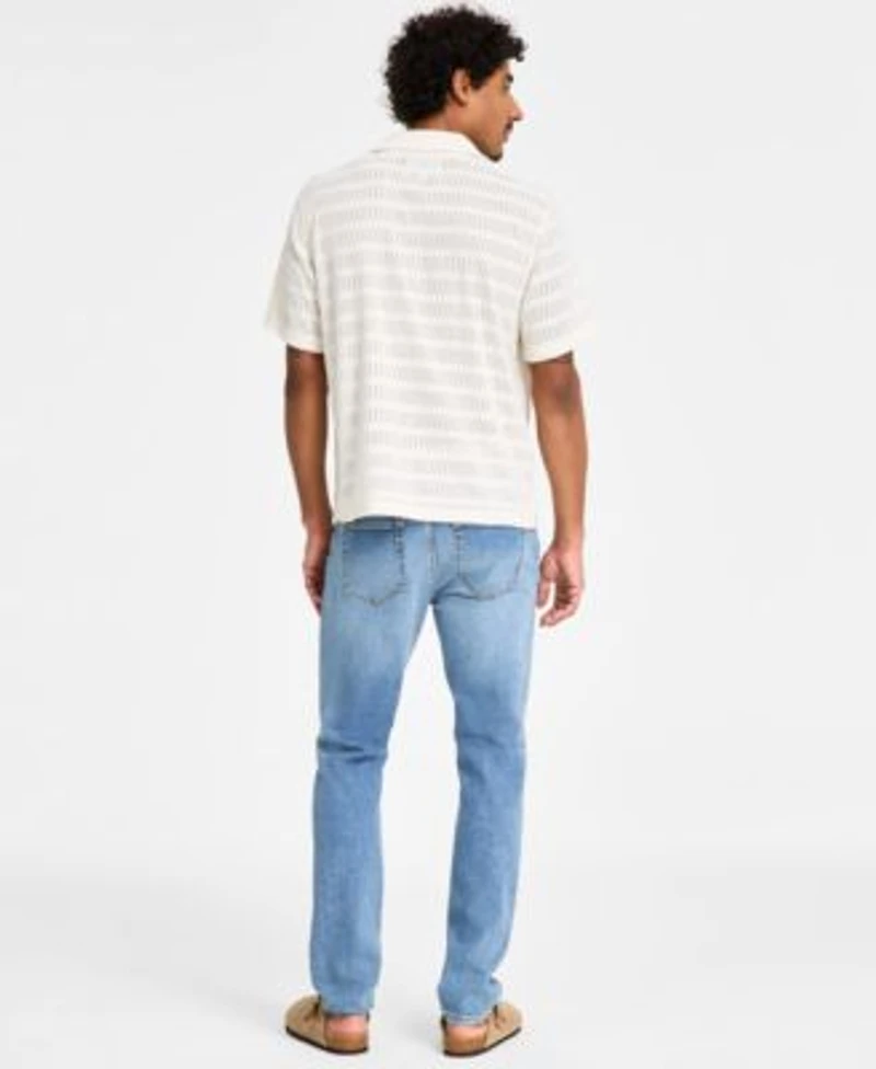 Sun Stone Mens Printed Camp Shirt Slim Fit Cyprus Jeans Exclusively At Macys