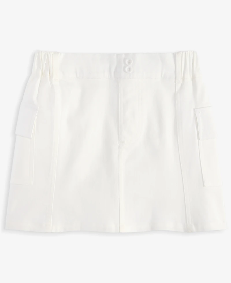 With Jules Big Girls Elastic Waist Cargo Skirt