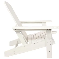 Outdoor Lake Style Adirondack Chair with Cup Holder