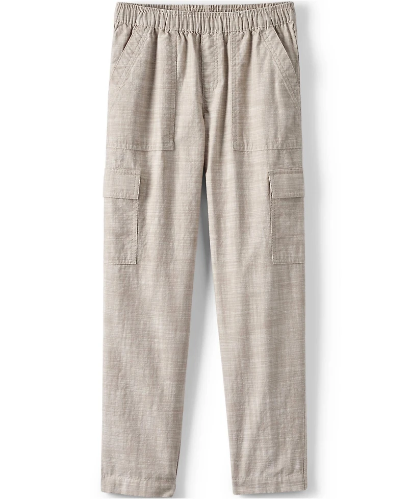 Lands' End Girls Woven Pull On Utility Cargo Pants