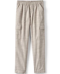 Lands' End Girls Woven Pull On Utility Cargo Pants