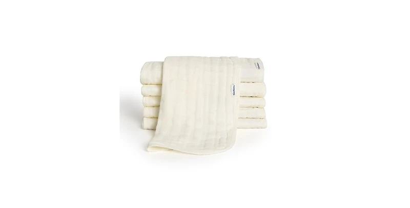 Gerber Baby Neutral Multi Browns Muslin Burpcloths - 6-Pack