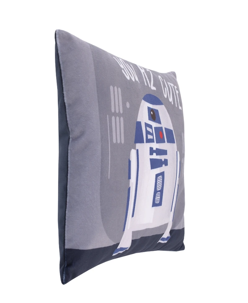 Star Wars Welcome to the Galaxy R2-d Decorative Toddler Pillow, 15" x 12"